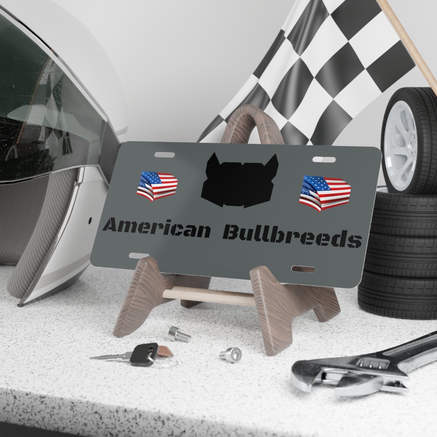 American Bullbreed Signature Vanity Plate