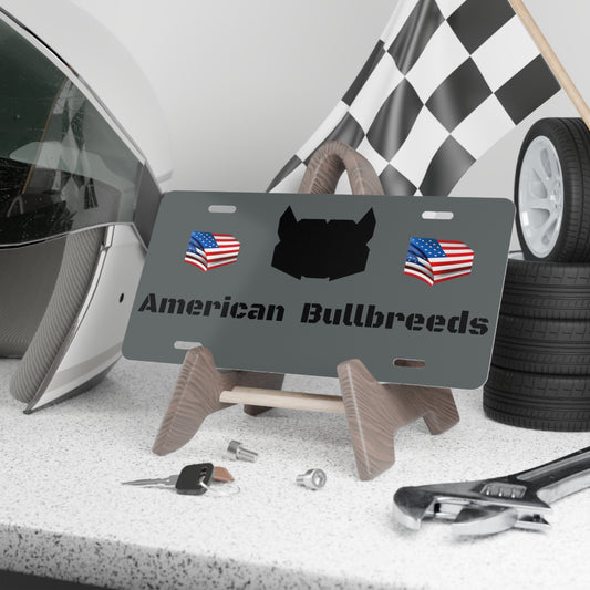 American Bullbreed Signature Vanity Plate