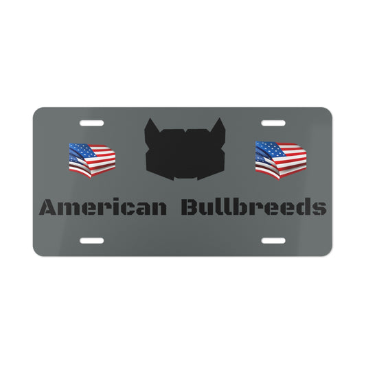 American Bullbreed Signature Vanity Plate